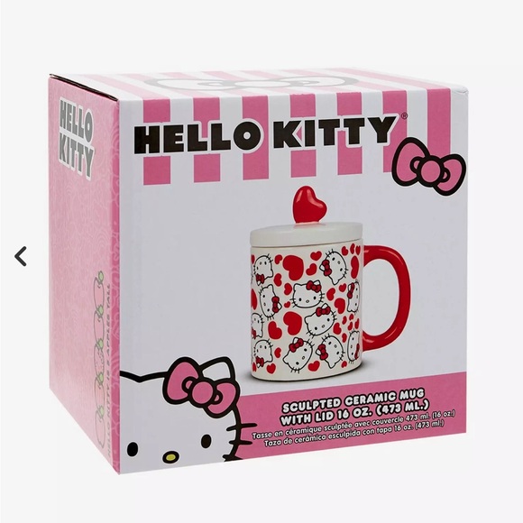 NIB hello kitty hearts lidded mug - Picture 5 of 8